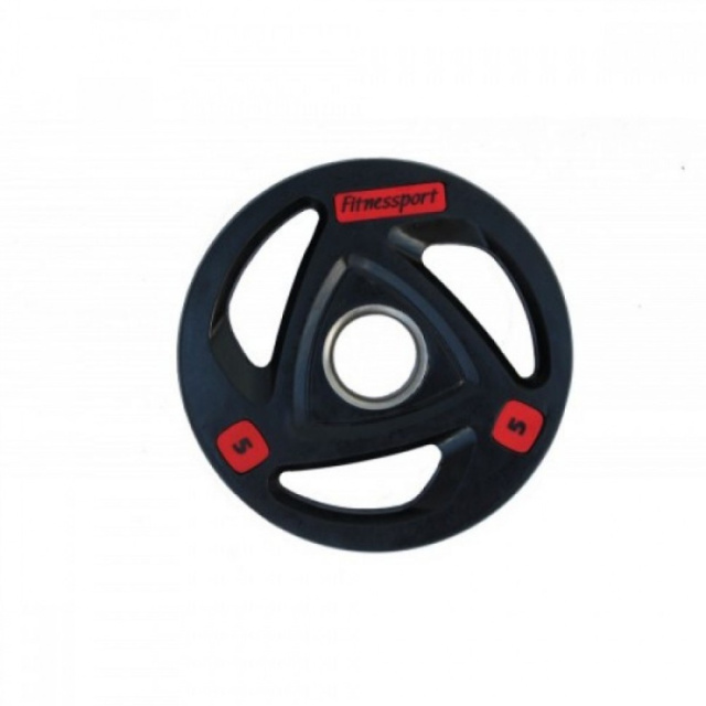 Диск олимпийский обрезиненный FitnesSport RCP17 (5кг)