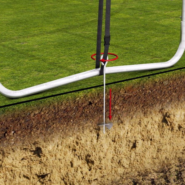 Колья для крепления батута к земле (4 шт)