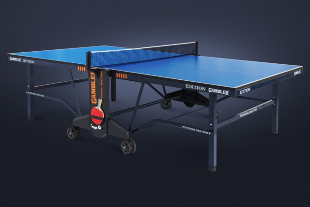 Стол теннисный GAMBLER Edition Indoor BLUE GTS-1 Стол теннисный GAMBLER Edition Indoor BLUE GTS-1