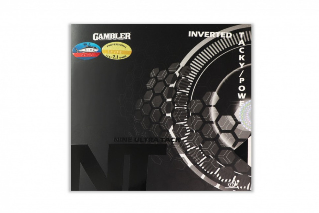 Накладка на ракетку GAMBLER NINE ULTRA TACK 2.1MM BLACK Накладка на ракетку GAMBLER NINE ULTRA TACK 2.1MM BLACK