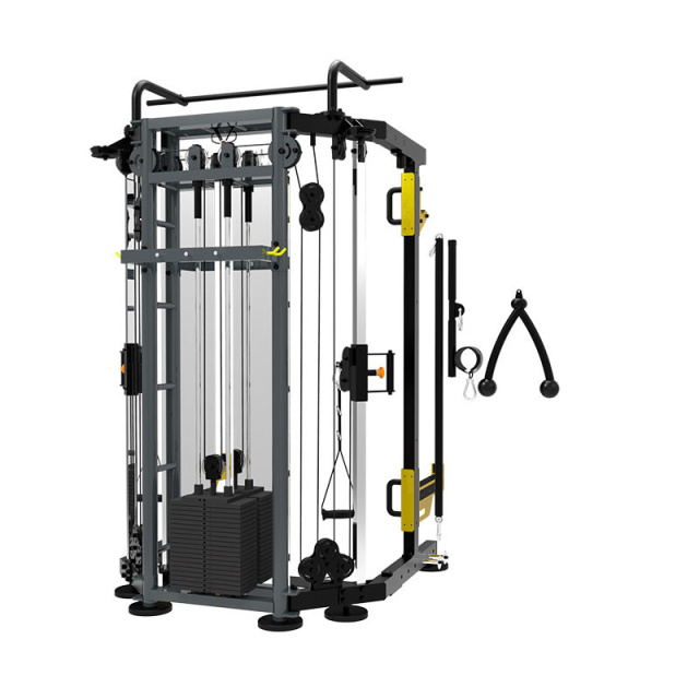 Двойная регулируемая тяга со станцией для приседаний Vertex RWM112-B