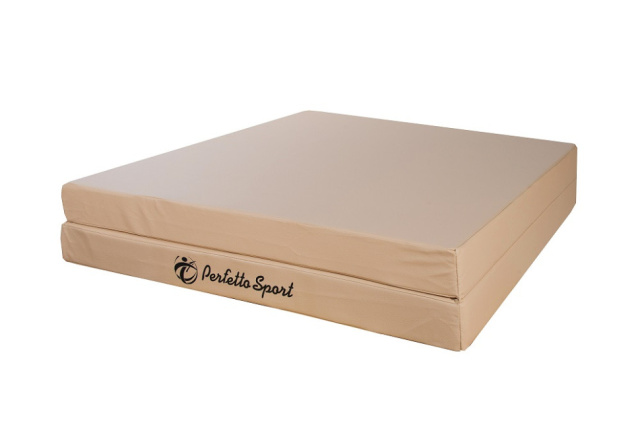Мат PERFETTO SPORT № 10 (100 х 150 х 10), складной, 1 сложения, бежевый