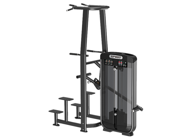 Отжимание/подтягивание с отягощением Spirit Fitness SP-3517 со стеком 109 кг Отжимание/подтягивание с отягощением Spirit Fitness SP-3517 со стеком 109 кг