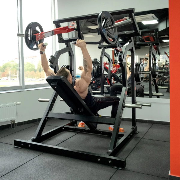 Плечевой жим на свободных весах Protrain PP121 (черно-красный)