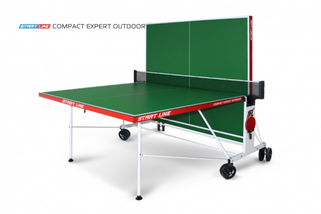 Теннисный стол Start line Compact EXPERT Outdoor (зеленый) Теннисный стол Start line Compact EXPERT Outdoor (зеленый)
