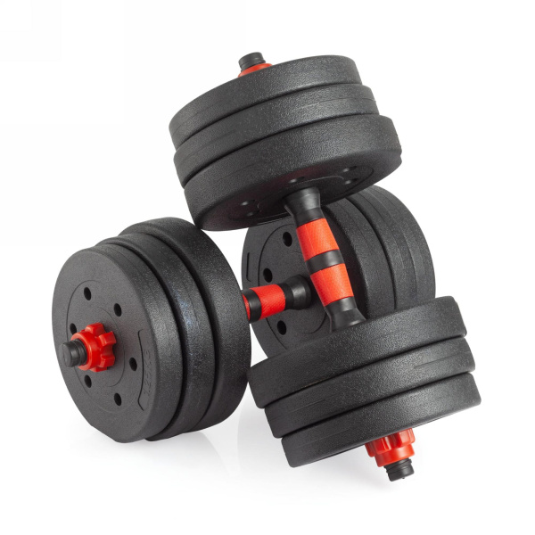 Гантели разборные с грифом, 20 кг. (2 шт. х 10 кг.) VictoryFit VF-DС200