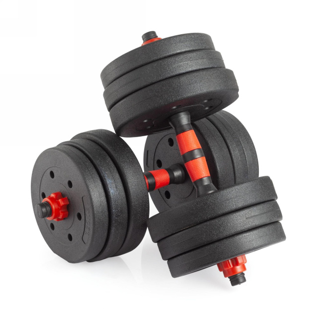 Гантели разборные с грифом, 20 кг. (2 шт. х 10 кг.) VictoryFit VF-DС200 Гантели разборные с грифом, 20 кг. (2 шт. х 10 кг.) VictoryFit VF-DС200