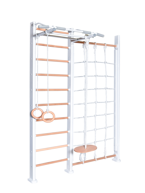 ДСК PERFETTO SPORT "Scala in legno con rete" bianco-naturale PS-125