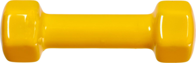 Гантель обрезиненная Bradex, 1 кг, желтая Гантель обрезиненная Bradex, 1 кг, желтая
