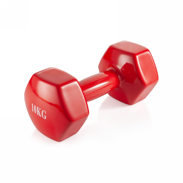 Гантель неразборная 10 кг. винил VictoryFit VF-DV100 Гантель неразборная 10 кг. винил VictoryFit VF-DV100