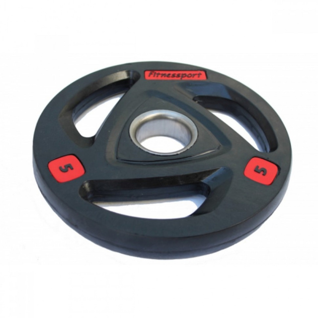 Диск олимпийский обрезиненный FitnesSport RCP17 (5кг)