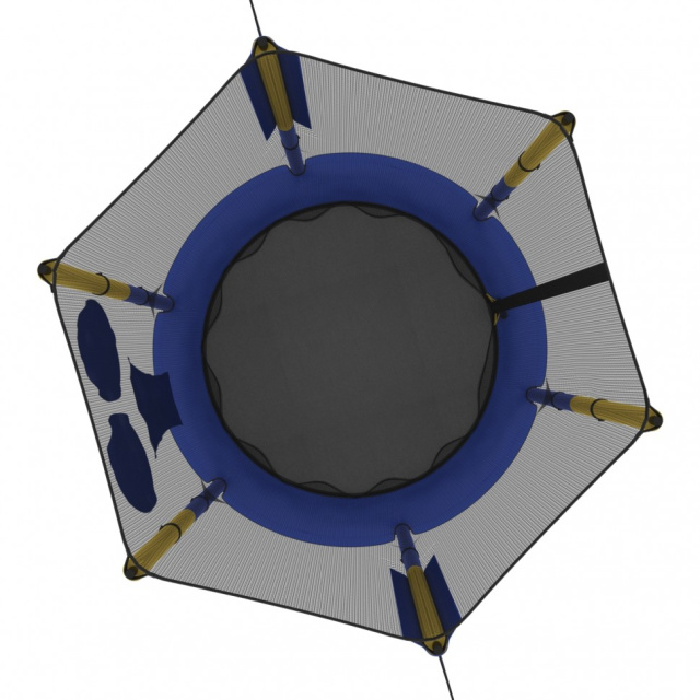 Батут UNIX line 4.6 ft ELEPHANT (140 см)