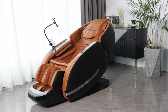 Массажное кресло Okinoya Shunkan Black Orange