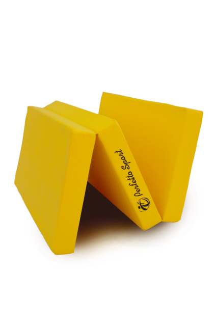 Мат PERFETTO SPORT № 4 (100 х 150 х 10), складной, жёлтый