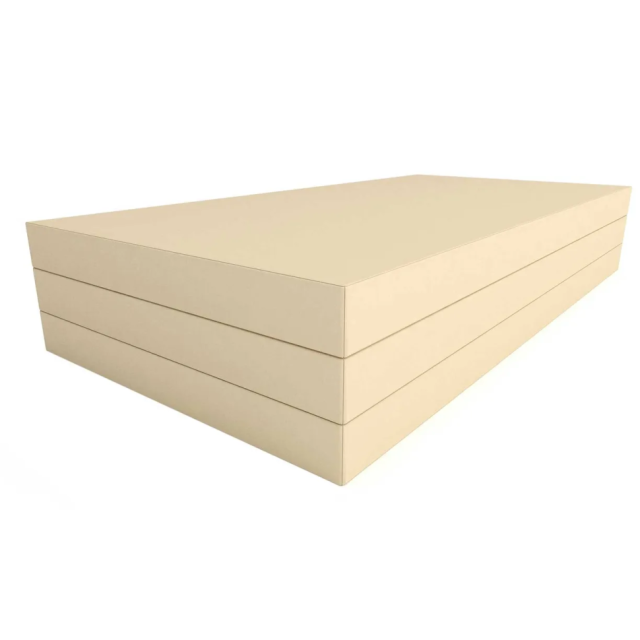 Мягкий щит (мат) Romana тройной 1,5м (бежевый)