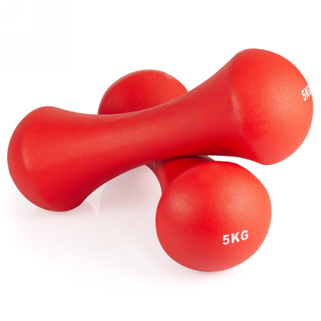 Гантель неразборная 5 кг. неопрен VictoryFit VF-DN050