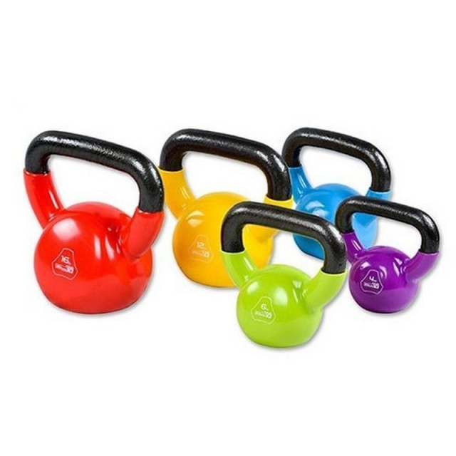 Гиря виниловая MD Buddy MD2222 6 кг Гиря виниловая MD Buddy MD2222 6 кг