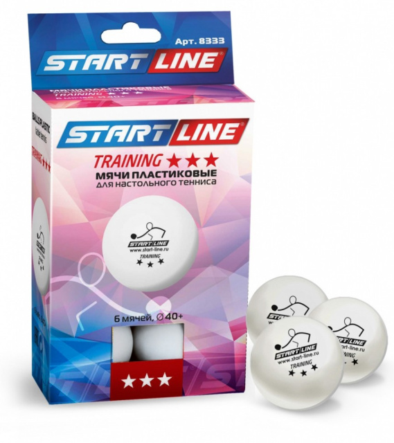 Мячи Start line Training 3* New (6 шт.) Мячи Start line Training 3* New (6 шт.)