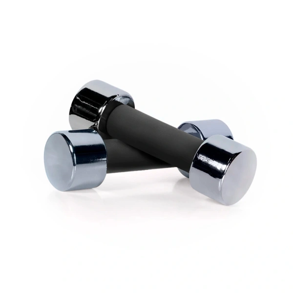 Гантельный ряд хромированный от 1 до 10 кг (пара, шаг 1 кг) STEELFRAME Iron