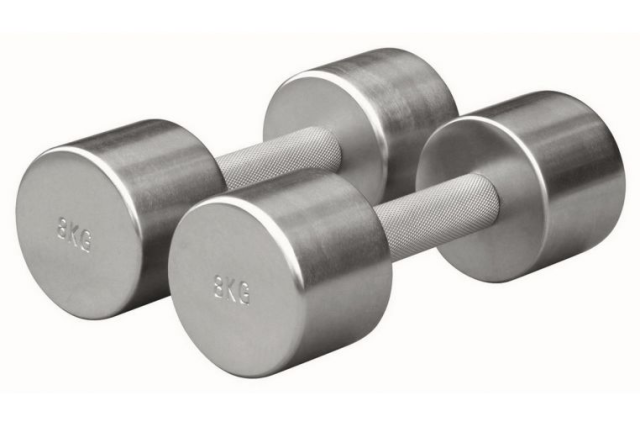 Гантели хромированные KG Foreman HCD-9KG, 9 кг (пара) Гантели хромированные KG Foreman HCD-9KG, 9 кг (пара)