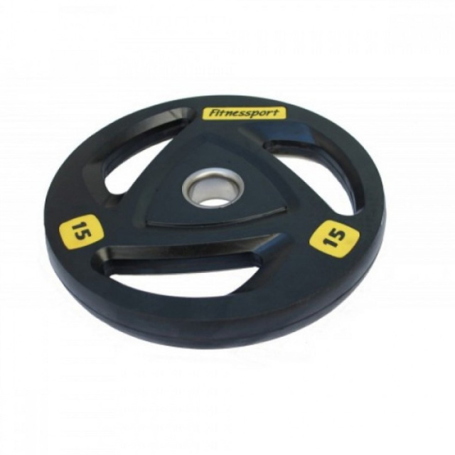 Диск олимпийский обрезиненный FitnesSport RCP17 (15кг)