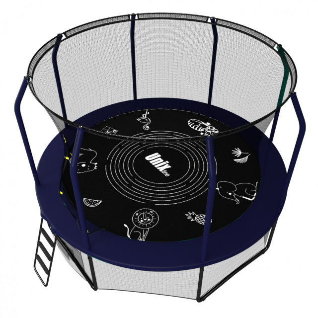 Батут Unix line SUPREME GAME 8 ft (blue)