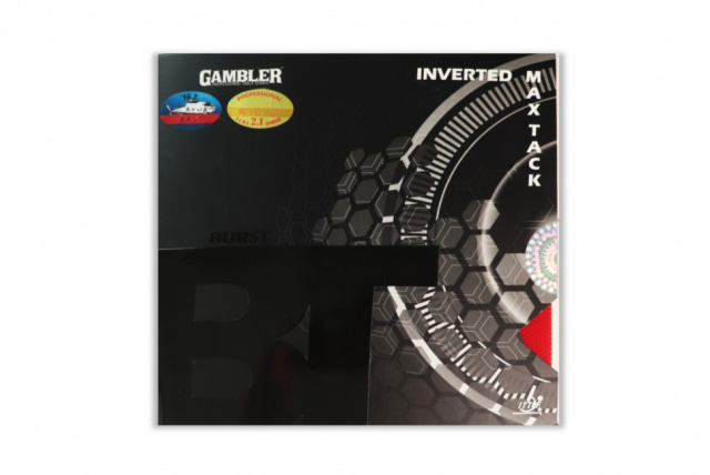 Накладка на ракетку GAMBLER BURST 2.1MM RED Накладка на ракетку GAMBLER BURST 2.1MM RED
