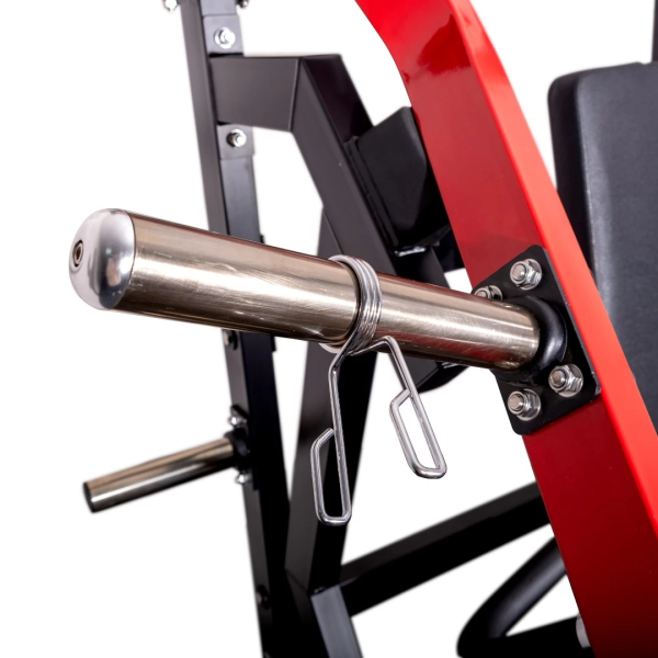 Наклонный грудной жим на свободных весах Protrain PP101 (черно-красный)