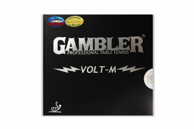 Накладка на ракетку GAMBLER VOLT M 2.1MM BLACK Накладка на ракетку GAMBLER VOLT M 2.1MM BLACK