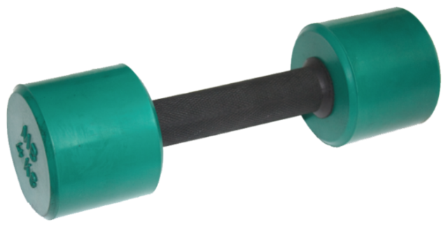 Диск обрезиненный "Barbell" d 26 мм цветной 15,0 кг