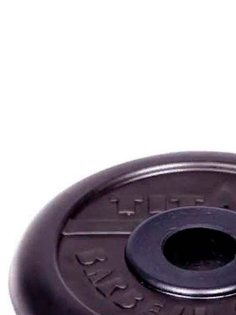 Диск обрезиненный "Титан" d 31 мм чёрный 2,5 кг