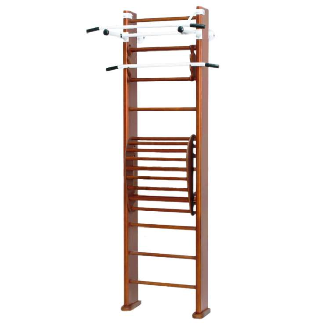 ДСК "Карусель 2Д.03.02" к стене + тренажёр для осанки №2 Орех