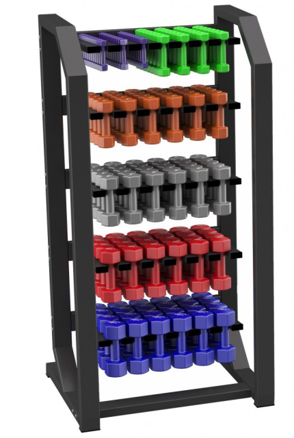 Стойка для хранения гантелей Original FitTools FT-VertVDR-60 Стойка для хранения гантелей Original FitTools FT-VertVDR-60