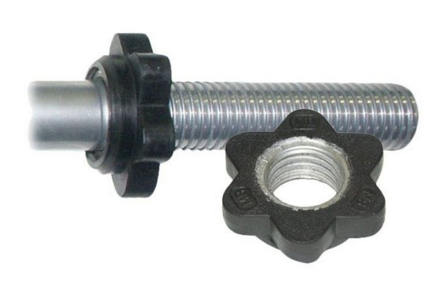 Гриф хромированный MB Barbell MB-BarM25-1800B с замками Гриф хромированный MB Barbell MB-BarM25-1800B с замками