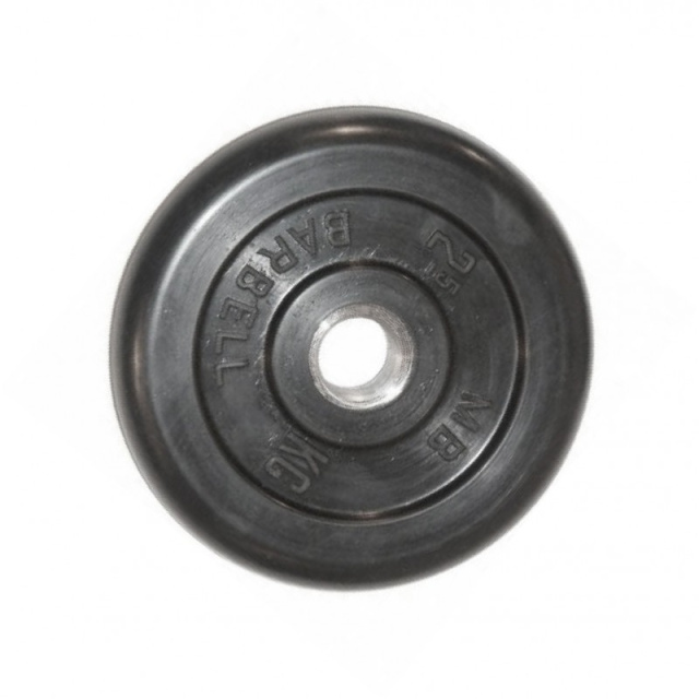 Диск обрезиненный литой 2,5 кг Barbell MB-PltB26-2,5