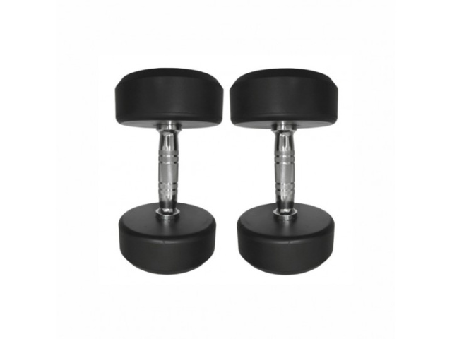 Круглые обрезиненные гантели. Ряд от 42,5 до 50 кг Круглые обрезиненные гантели. Ряд от 42,5 до 50 кг