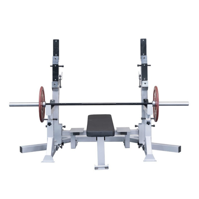 Скамья для жима олимпийская  домкратная / стойка для приседаний IPF Gymmaster SS-27