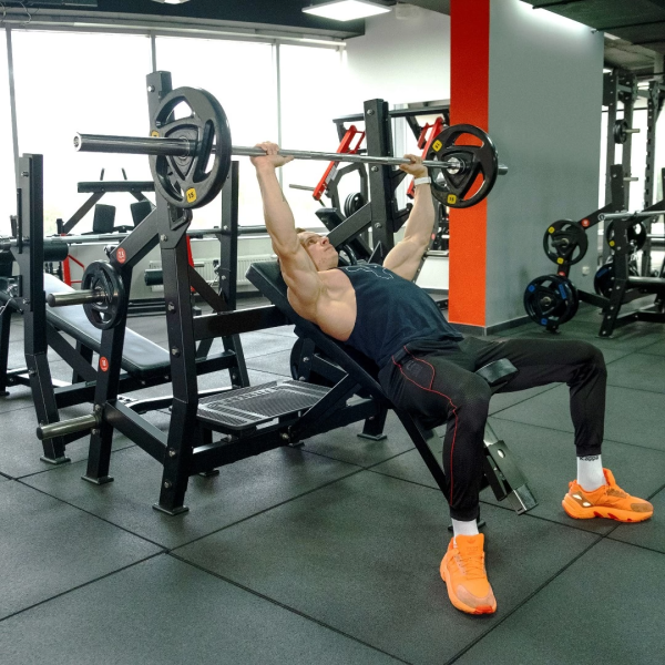 Скамья для жима наклонная Protrain PP142 (полностью черный)