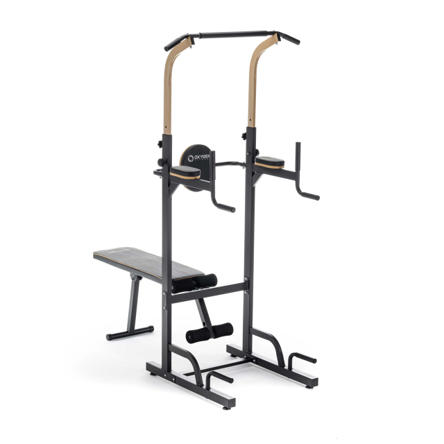 Турник 3 в 1 со скамьей домашний OXYGEN FITNESS ELGON Турник 3 в 1 со скамьей домашний OXYGEN FITNESS ELGON