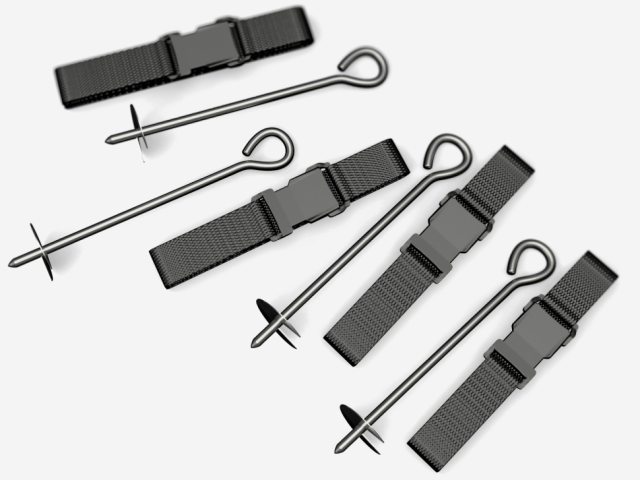 Колья для крепления батута к земле (4 шт)