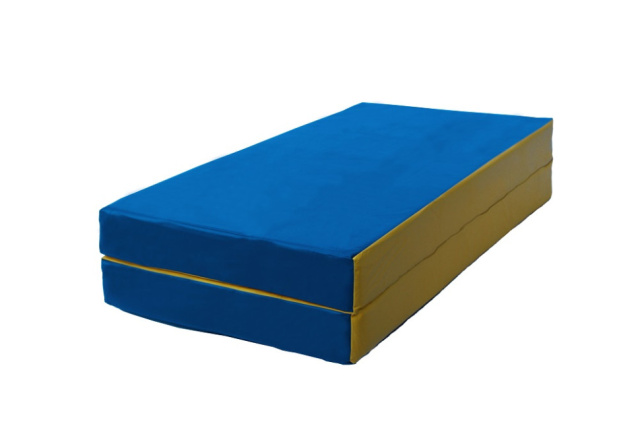 Мат КМС № 3 (100 х 100 х 10), складной, сине/жёлтый