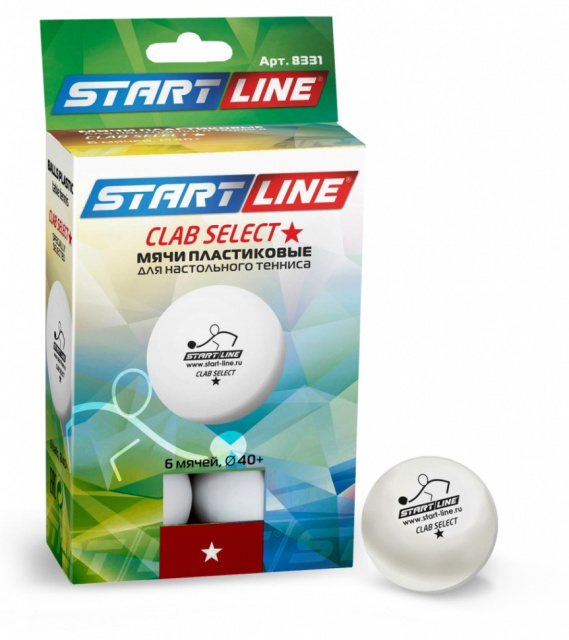 Мячи Start line Club Select 1* New (6 шт.) Мячи Start line Club Select 1* New (6 шт.)