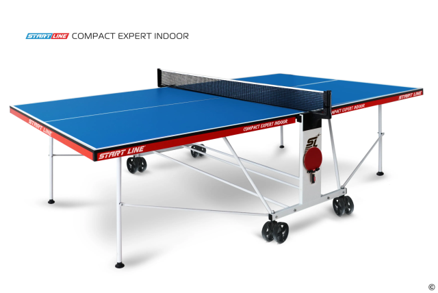 Теннисный стол START LINE COMPACT EXPERT OUTDOOR  BLUE 6044-3 Теннисный стол START LINE COMPACT EXPERT OUTDOOR  BLUE 6044-3