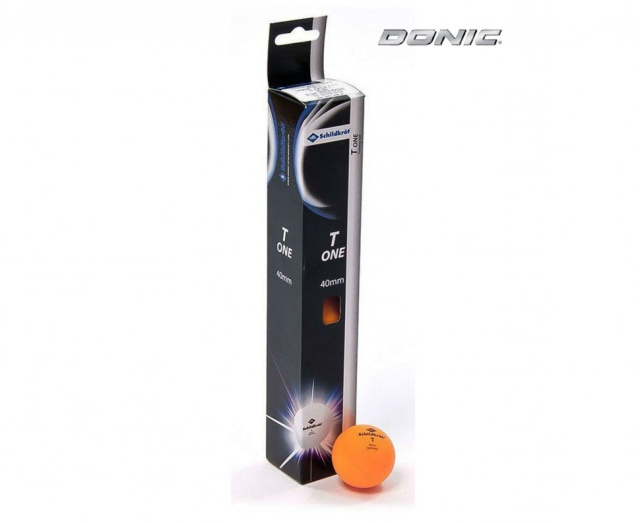 Мячики для н/тенниса DONIC 1T-TRAINING, 6 штук, оранжевый Мячики для н/тенниса DONIC 1T-TRAINING, 6 штук, оранжевый