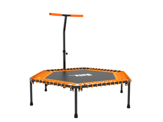 Батут UNIX line 4.3 ft FITNESS (130 см) (Оранжевый)