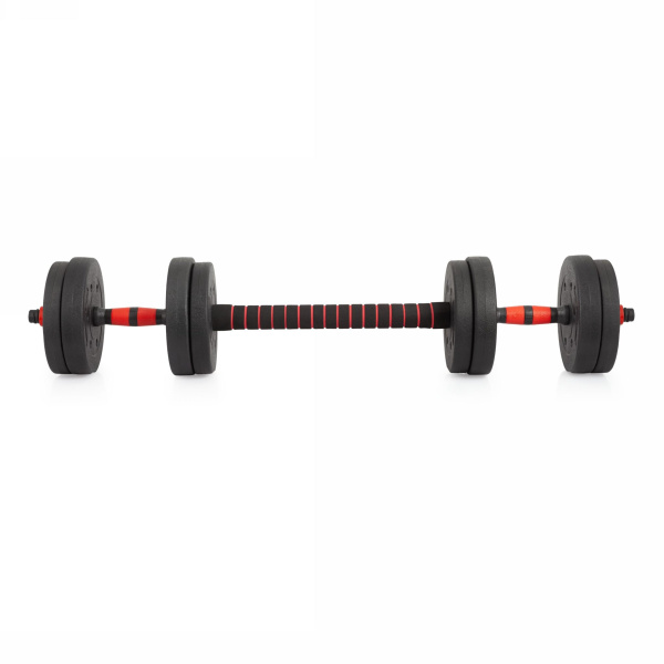 Гантели разборные с грифом, 15 кг. (2 шт. х 7,5 кг.) VictoryFit VF-DС150