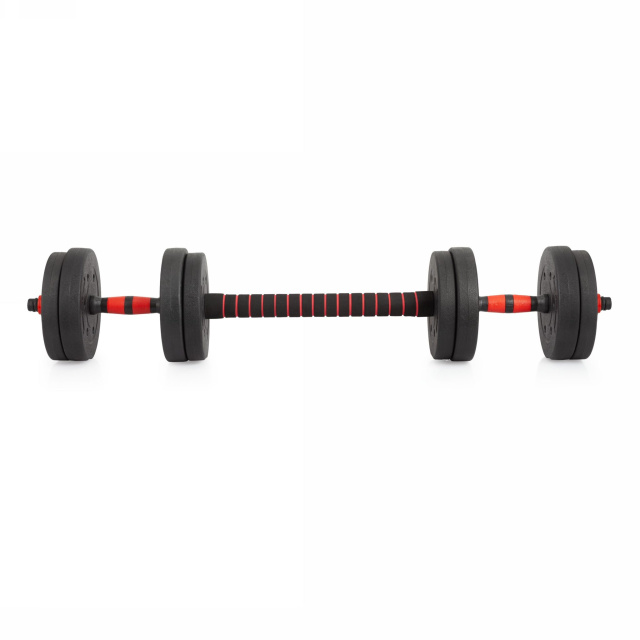 Гантели разборные с грифом, 15 кг. (2 шт. х 7,5 кг.) VictoryFit VF-DС150