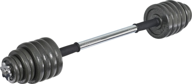 Набор гантелей + гриф для штанги Bradex, 30 кг, пластиковый кейс Набор гантелей + гриф для штанги Bradex, 30 кг, пластиковый кейс