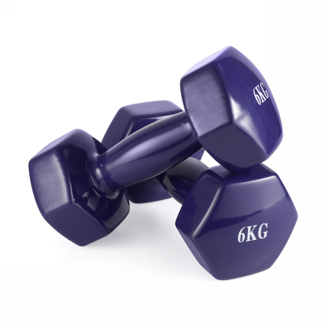 Гантель неразборная 6 кг. винил VictoryFit VF-DV060 Гантель неразборная 6 кг. винил VictoryFit VF-DV060