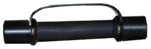 Диск олимпийский Barbell d 51 мм, чёрный, 15 кг